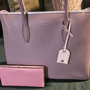 Kate Spade Lavender and Pink Tote